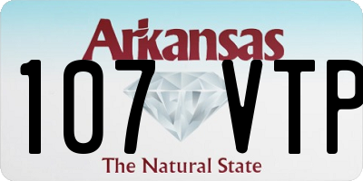 AR license plate 107VTP