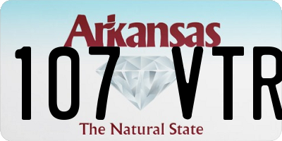 AR license plate 107VTR