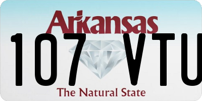 AR license plate 107VTU
