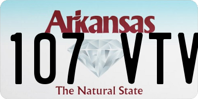 AR license plate 107VTV