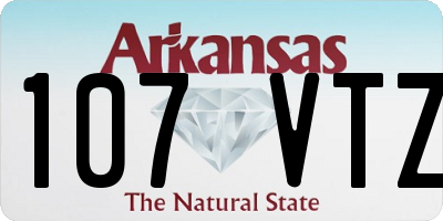 AR license plate 107VTZ