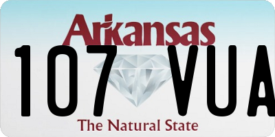 AR license plate 107VUA