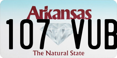 AR license plate 107VUB