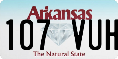 AR license plate 107VUH