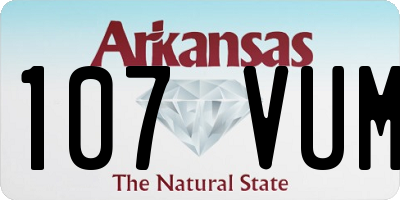 AR license plate 107VUM