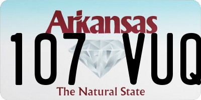 AR license plate 107VUQ