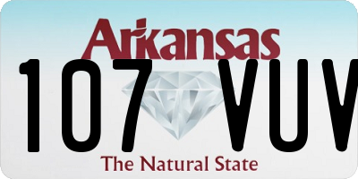 AR license plate 107VUV