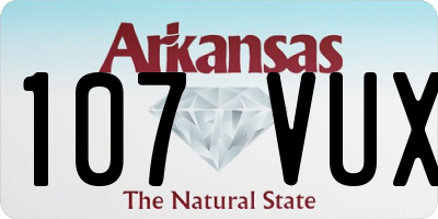 AR license plate 107VUX