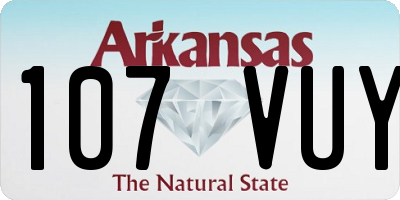 AR license plate 107VUY