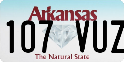 AR license plate 107VUZ