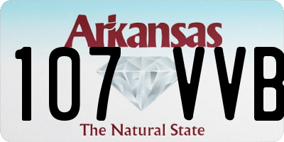 AR license plate 107VVB