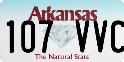 AR license plate 107VVC