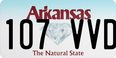 AR license plate 107VVD