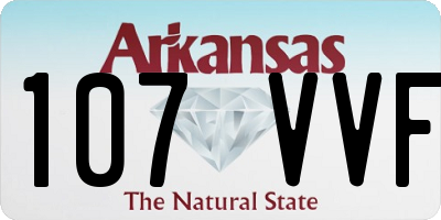 AR license plate 107VVF