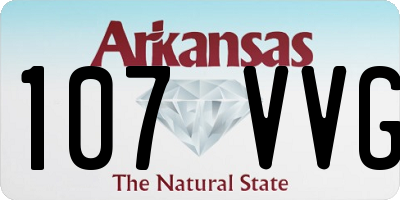 AR license plate 107VVG