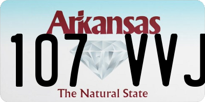 AR license plate 107VVJ
