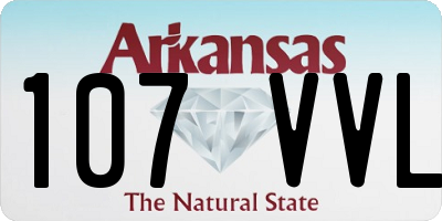 AR license plate 107VVL