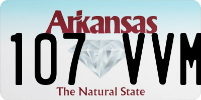 AR license plate 107VVM