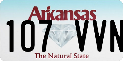 AR license plate 107VVN