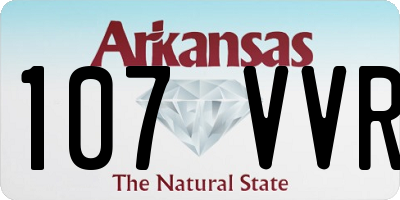 AR license plate 107VVR