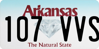 AR license plate 107VVS