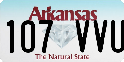 AR license plate 107VVU