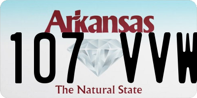 AR license plate 107VVW