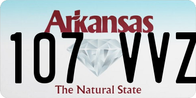 AR license plate 107VVZ