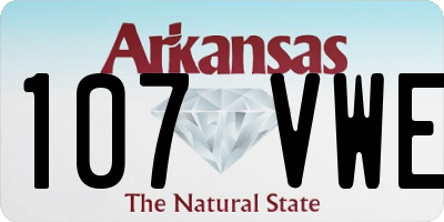 AR license plate 107VWE