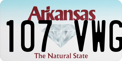 AR license plate 107VWG