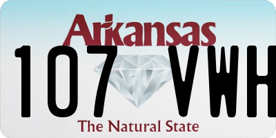 AR license plate 107VWH