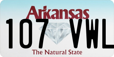 AR license plate 107VWL
