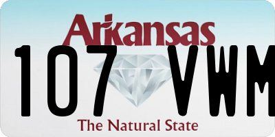 AR license plate 107VWM