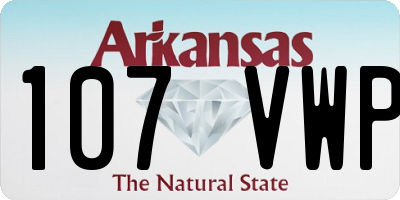 AR license plate 107VWP