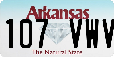 AR license plate 107VWV