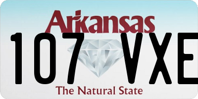 AR license plate 107VXE