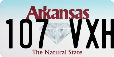 AR license plate 107VXH