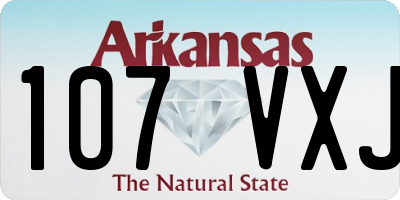 AR license plate 107VXJ