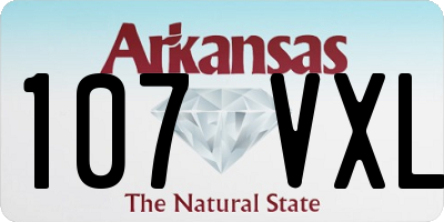 AR license plate 107VXL