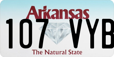 AR license plate 107VYB