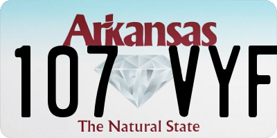 AR license plate 107VYF