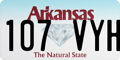 AR license plate 107VYH