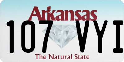 AR license plate 107VYI