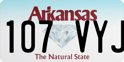 AR license plate 107VYJ