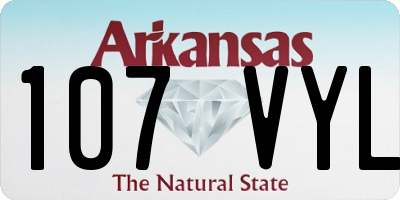 AR license plate 107VYL