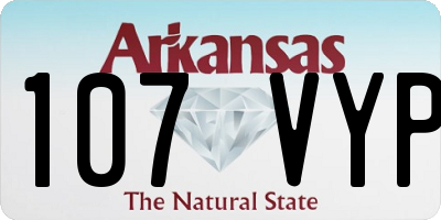 AR license plate 107VYP