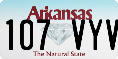 AR license plate 107VYV