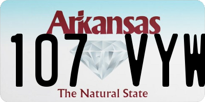 AR license plate 107VYW