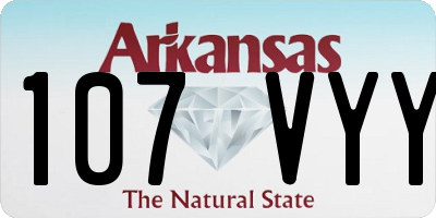 AR license plate 107VYY