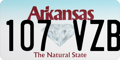 AR license plate 107VZB